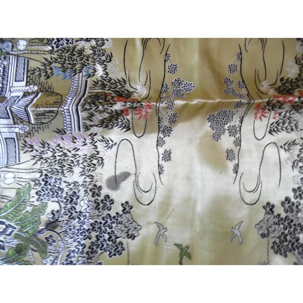 Oriental Tapestry Wall Hanging Chinese? Silk? 73